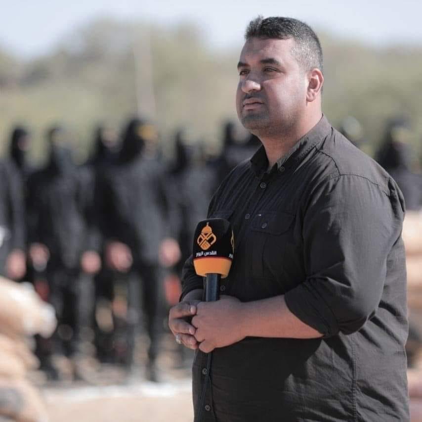 استشهاد الصحفي جبر أبو هدروس في مخيم النصيرات بغارة إسرائيلية