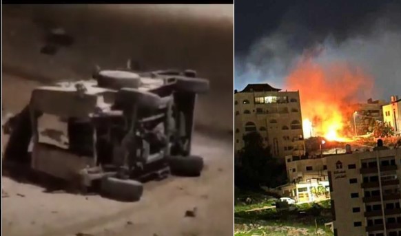 مقتل مستوطن ومجندة وجرح 4 جنود صهاينة بتفجير عبوة ناسفة بجنين

