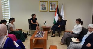 شاهين تودع سفيرة هنغاريا لدى دولة فلسطين لمناسبة انتهاء مهامها الرسمية