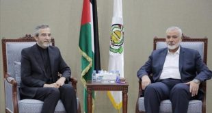 هنية ووزير الخارجية الإيراني يبحثان جهود وقف الإبادة في غزة