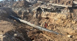 غنيم : إعادة اصلاح خط المنطار وعودة ضخ المياه لتجمعات عديدة في مدينة غزة