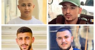 اغتيال 4 مقاومين بقصف إسرائيلي على مخيم نور شمس شرق طولكرم