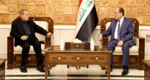 أبو ردينة يلتقي رئيس الوزراء العراقي الأسبق نوري المالكي