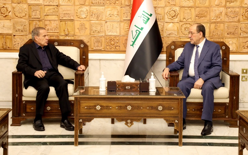 أبو ردينة يلتقي رئيس الوزراء العراقي الأسبق نوري المالكي