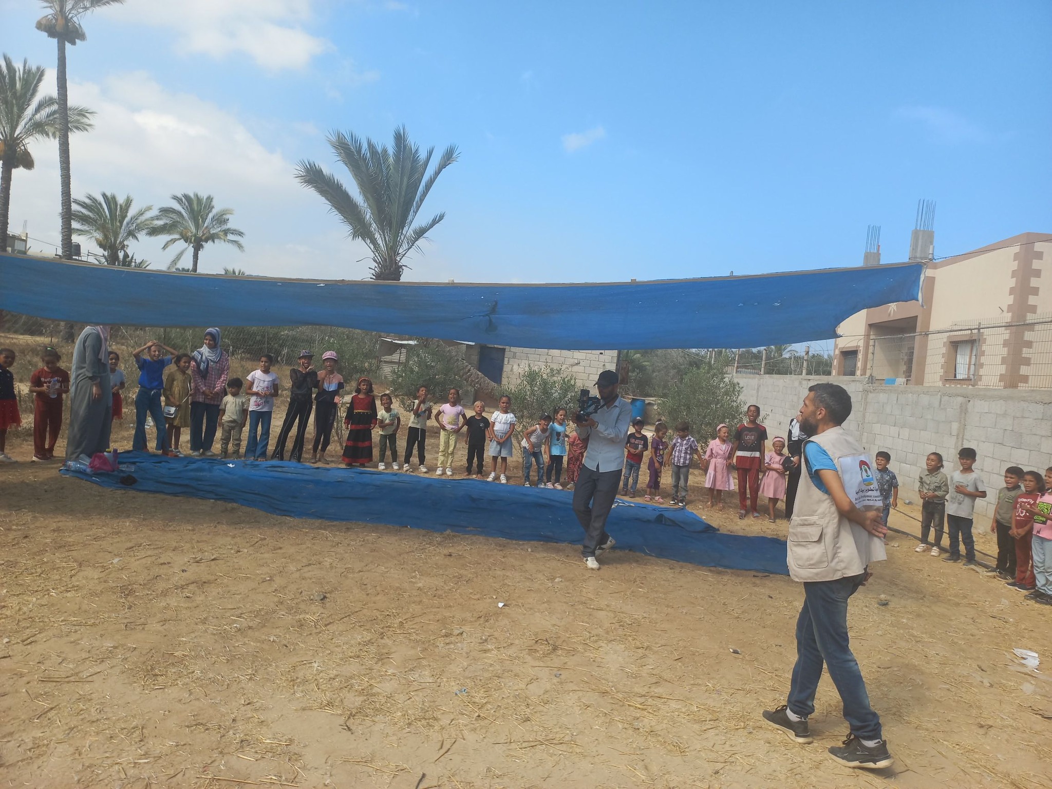أئتلاف سنابل الخير يفتتح مساحة تعليمية للأطفال فى مدينة دير البلح