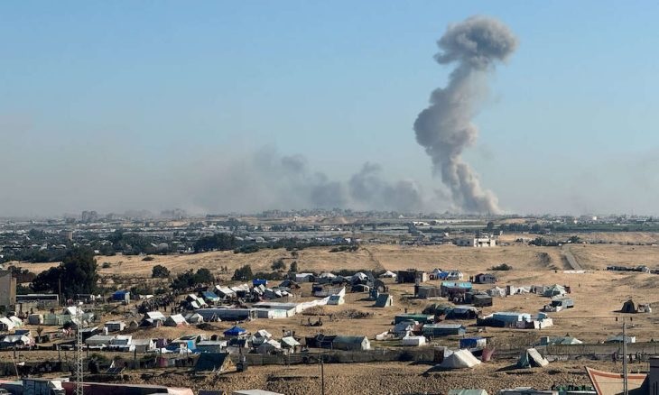 شهيدان بقصف الاحتلال مزرعة دواجن شمال غرب رفح
